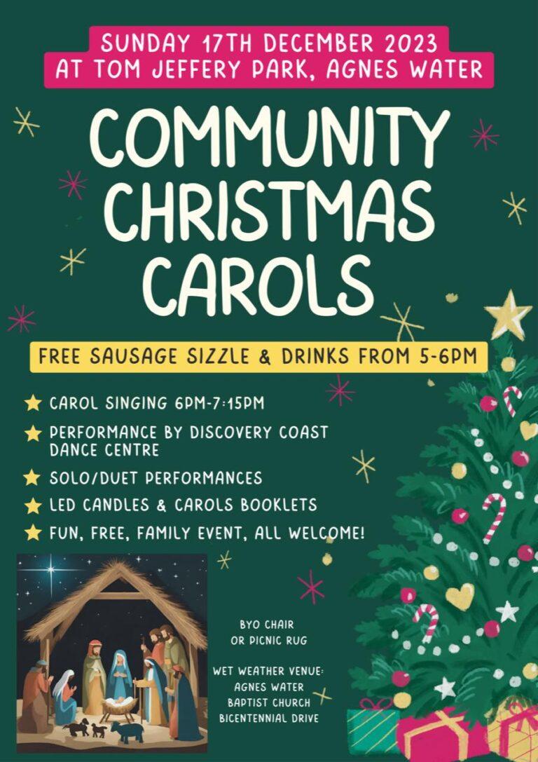 Community Christmas Carols Visit Agnes 1770